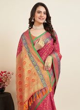 Radiant Looking Saree in Pink Colour